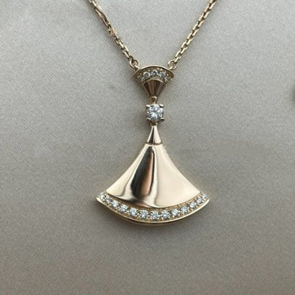 [CharmAmor]DREAM NECKLACE PINK GOLD DIAMOND