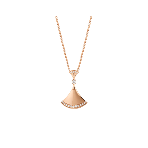 [CharmAmor]DREAM NECKLACE PINK GOLD DIAMOND