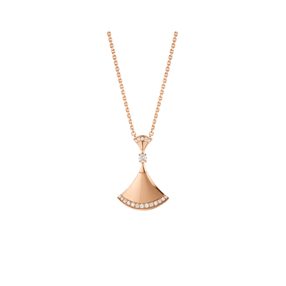 [CharmAmor]DREAM NECKLACE PINK GOLD DIAMOND