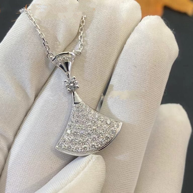 [CharmAmor]DREAM NECKLACE SILVER FULL DIAMOND