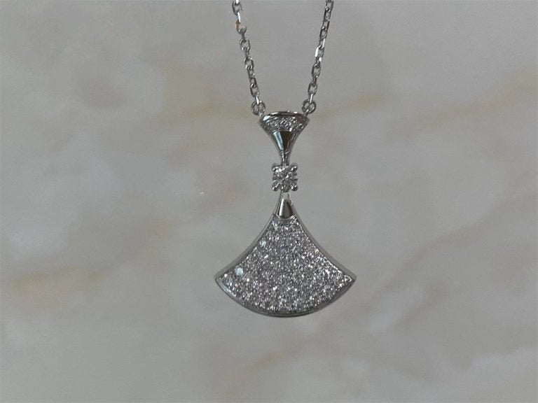 [CharmAmor]DREAM NECKLACE SILVER FULL DIAMOND