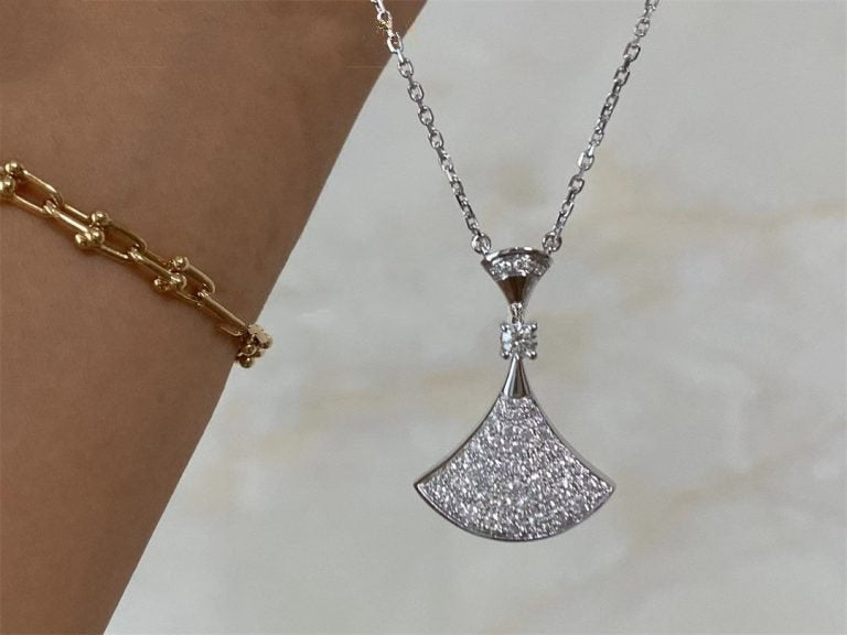 [CharmAmor]DREAM NECKLACE SILVER FULL DIAMOND