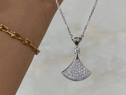 [CharmAmor]DREAM NECKLACE SILVER FULL DIAMOND