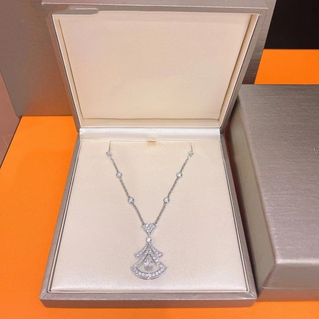 [CharmAmor]DREAM NECKLACE WHITE DIAMOND SILVER