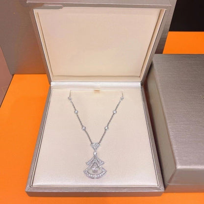 [CharmAmor]DREAM NECKLACE WHITE DIAMOND SILVER