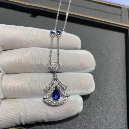 [CharmAmor]DREAM NECKLACE AGATE DIAMOND SILVER