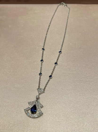 [CharmAmor]DREAM NECKLACE AGATE DIAMOND SILVER