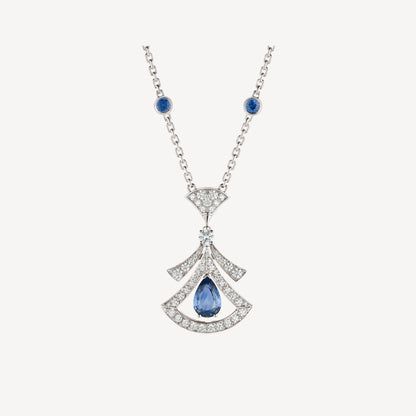 [CharmAmor]DREAM NECKLACE AGATE DIAMOND SILVER