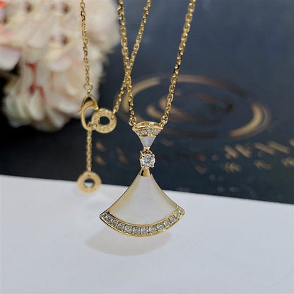 [CharmAmor]DREAM NECKLACE MOP GOLD DIAMOND