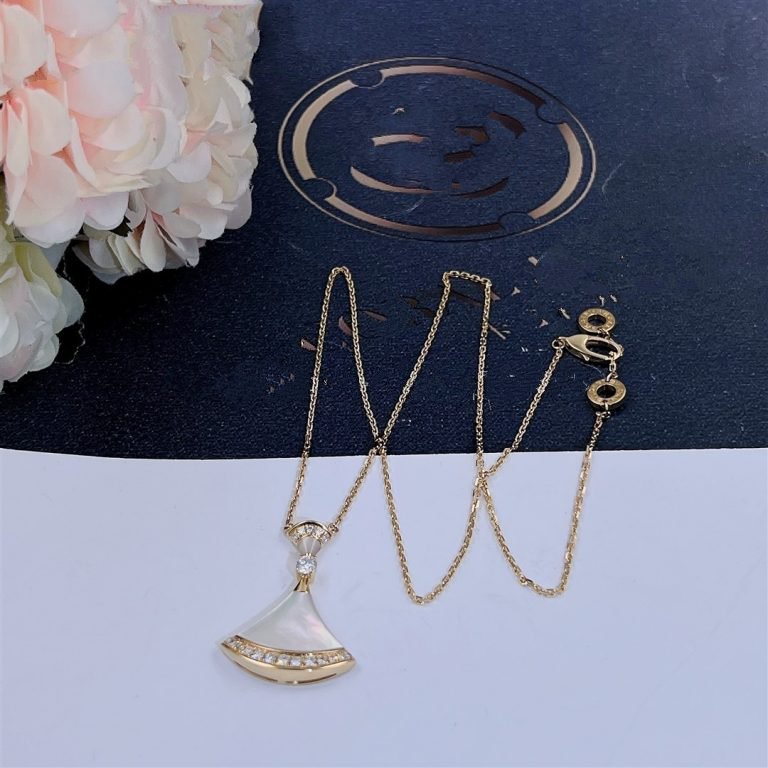 [CharmAmor]DREAM NECKLACE MOP GOLD DIAMOND