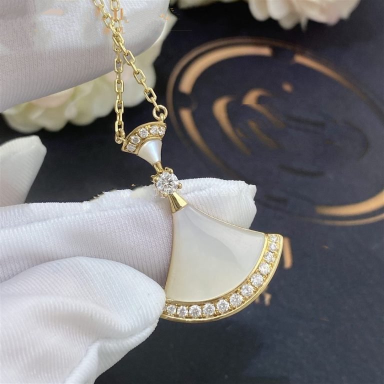 [CharmAmor]DREAM NECKLACE MOP GOLD DIAMOND