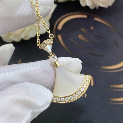 [CharmAmor]DREAM NECKLACE MOP GOLD DIAMOND