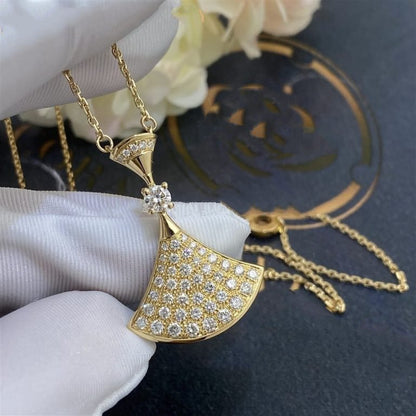 [CharmAmor]DREAM NECKLACE GOLD FULL DIAMOND