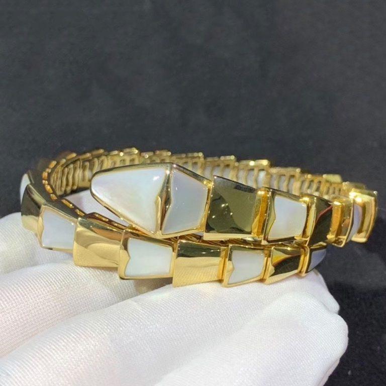 [CharmAmor]SERPENTI BRACELET MOP GOLD