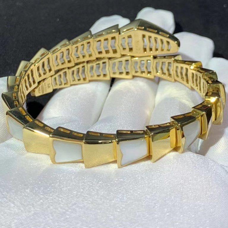 [CharmAmor]SERPENTI BRACELET MOP GOLD