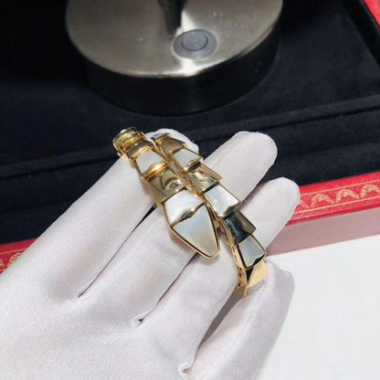 [CharmAmor]SERPENTI BRACELET MOP GOLD