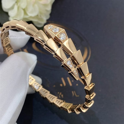 [CharmAmor]SERPENTI BRACELET DIAMONDS PINK GOLD