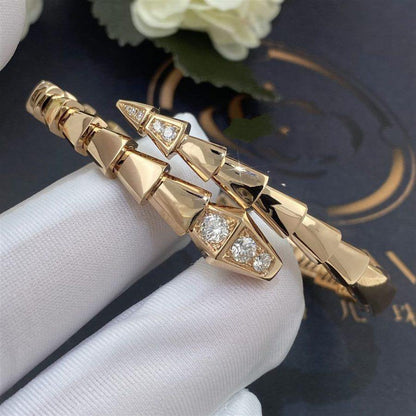 [CharmAmor]SERPENTI BRACELET DIAMONDS PINK GOLD