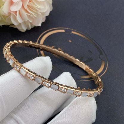 [CharmAmor]SERPENTI BRACELET PINK GOLD MOP DIAMOND