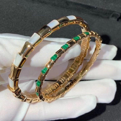 [CharmAmor]SERPENTI BRACELET PINK GOLD MOP