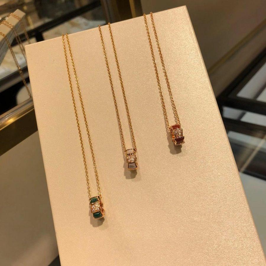 [CharmAmor]SERPENTI PEDANT DIAMOND NECKLACE