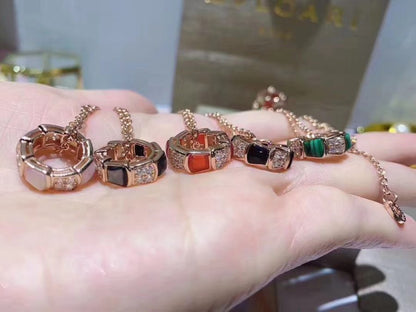 [CharmAmor]SERPENTI PEDANT DIAMOND NECKLACE