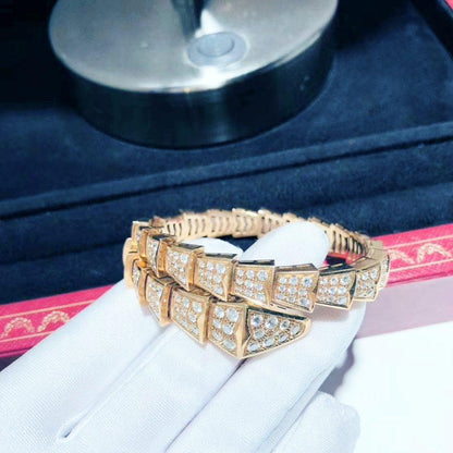 [CharmAmor]SERPENTI BRACELET 8MM PINK GOLD DIAMOND