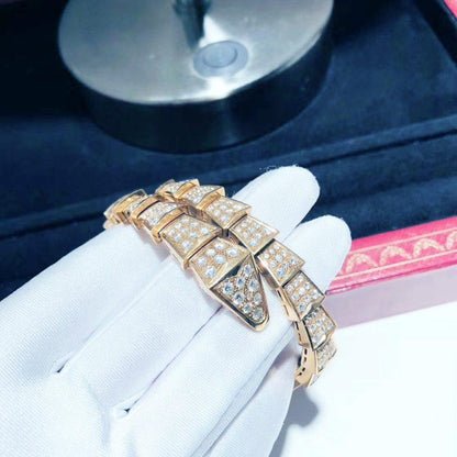 [CharmAmor]SERPENTI BRACELET 8MM PINK GOLD DIAMOND