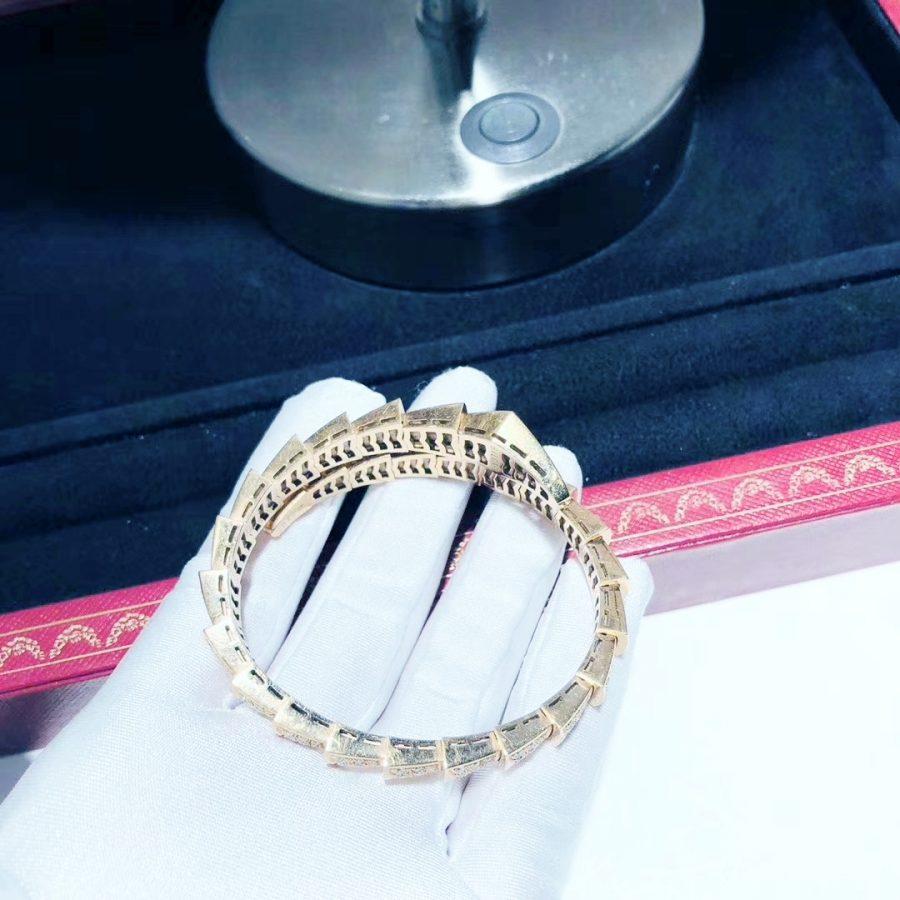 [CharmAmor]SERPENTI BRACELET 8MM PINK GOLD DIAMOND