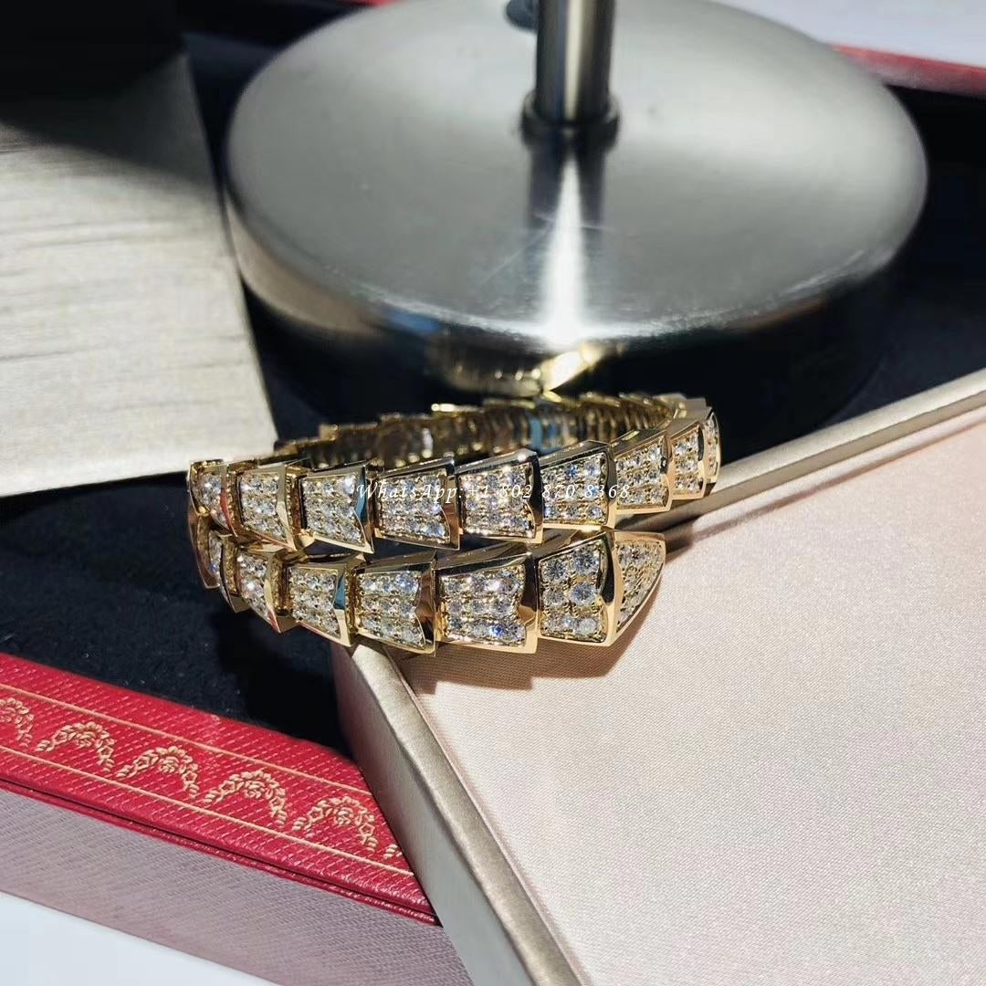 [CharmAmor]SERPENTI BRACELET 8MM GOLD DIAMOND