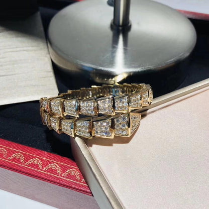 [CharmAmor]SERPENTI BRACELET 8MM GOLD DIAMOND