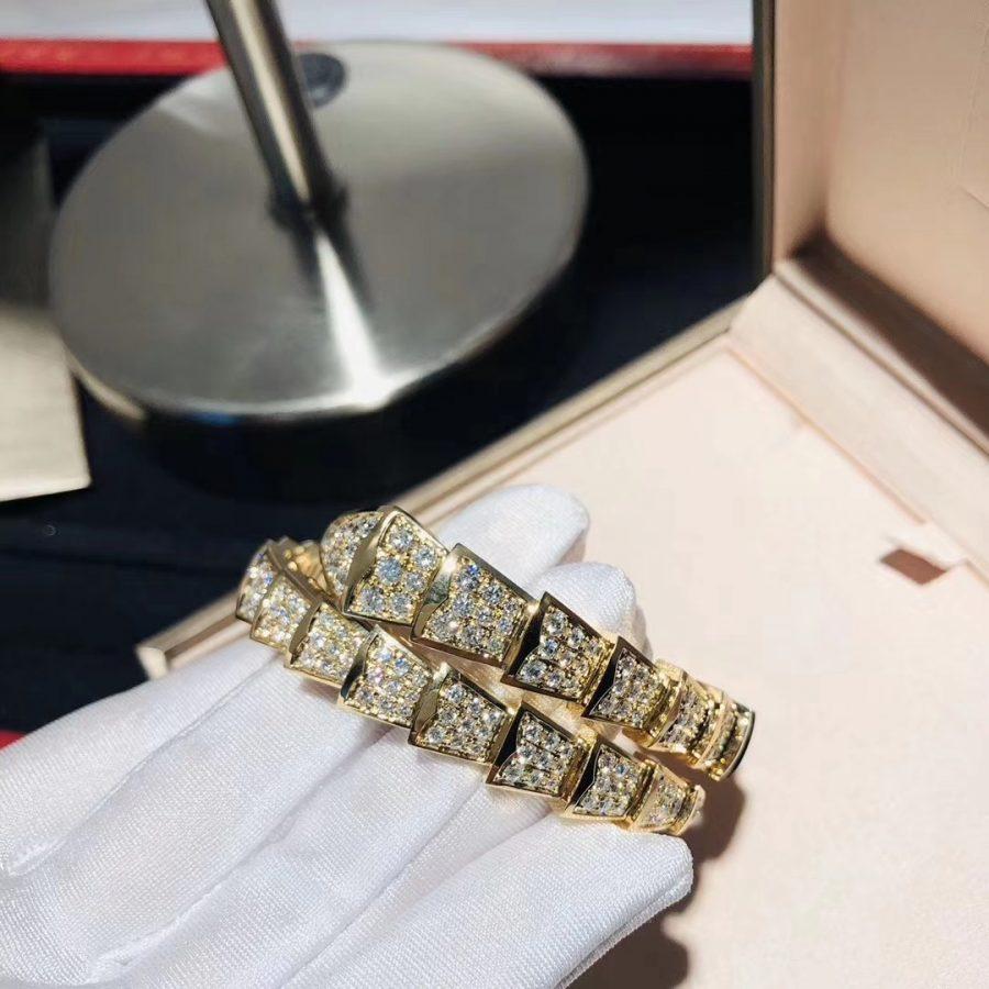 [CharmAmor]SERPENTI BRACELET 8MM GOLD DIAMOND