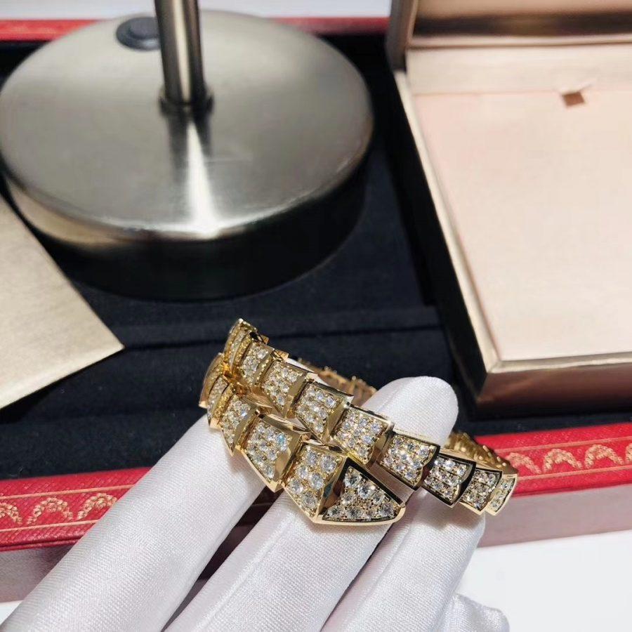 [CharmAmor]SERPENTI BRACELET 8MM GOLD DIAMOND