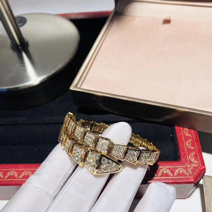 [CharmAmor]SERPENTI BRACELET 8MM GOLD DIAMOND