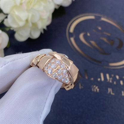 [CharmAmor]SERPENTI RING PINK GOLD DIAMOND