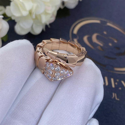 [CharmAmor]SERPENTI RING PINK GOLD DIAMOND