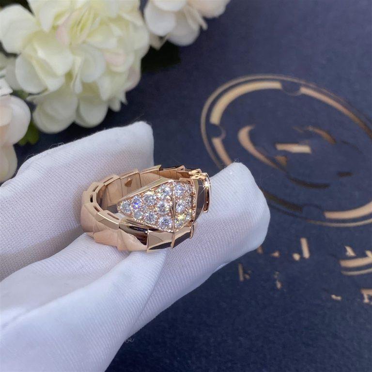 [CharmAmor]SERPENTI RING PINK GOLD DIAMOND