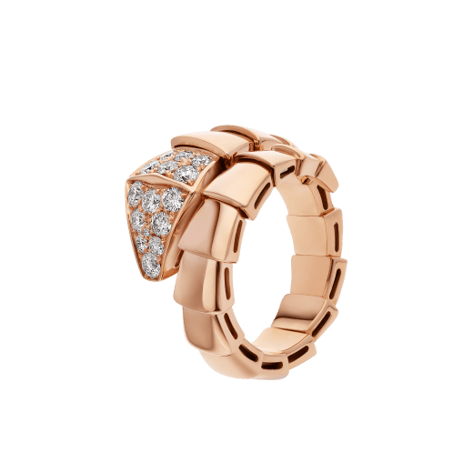 [CharmAmor]SERPENTI RING PINK GOLD DIAMOND