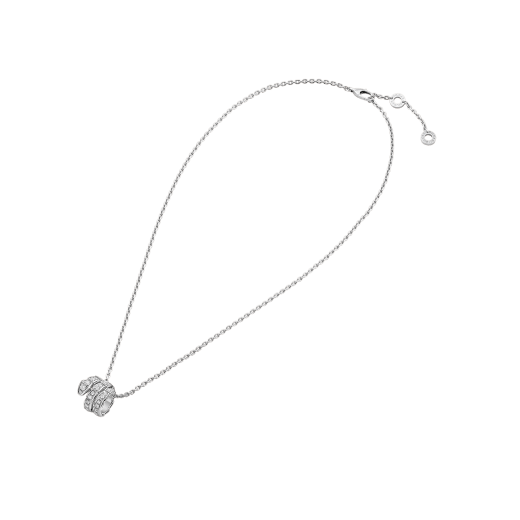 [CharmAmor]SERPENTI  NECKLACE DOUBLE RING DIAMOND