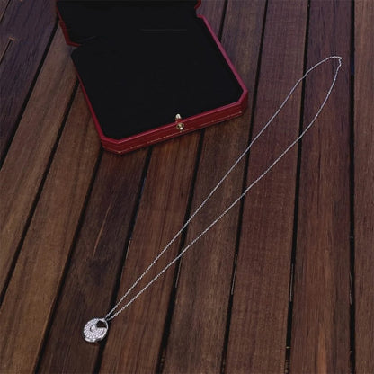[CharmAmor]AMULETTE SILVER FULL DIAMOND NECKLACE