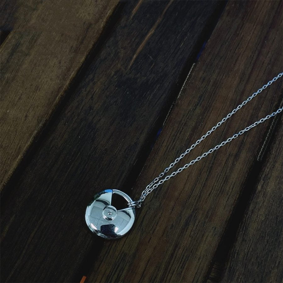 [CharmAmor]AMULETTE SILVER FULL DIAMOND NECKLACE
