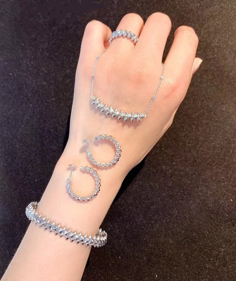 [CharmAmor]CLASH SILVER BRACELET