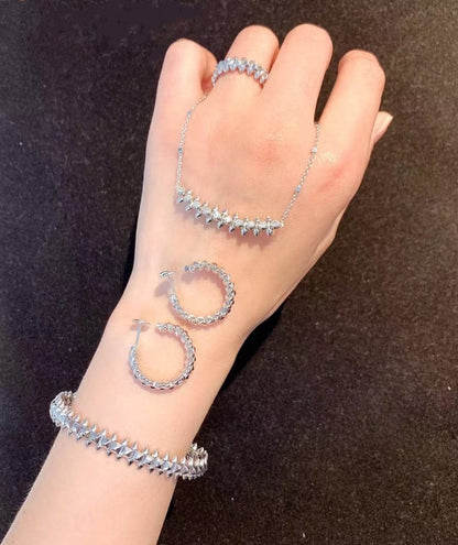 [CharmAmor]CLASH SILVER BRACELET