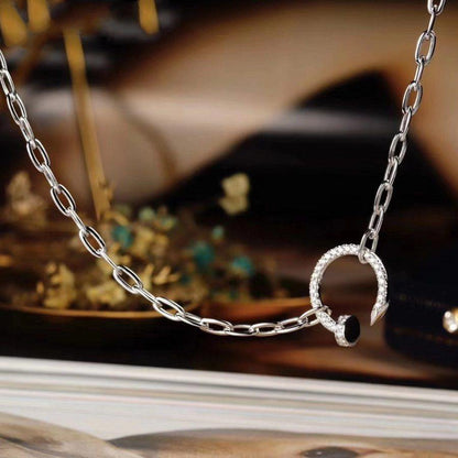 [CharmAmor]JUSTE NECKLACE FULL DIAMONDS