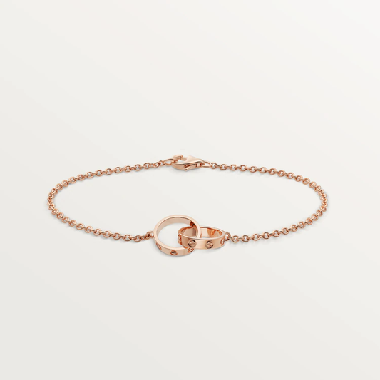 [CharmAmor]LOVE BRACELET DOUBLE RING