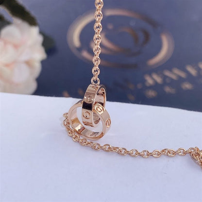 [CharmAmor]LOVE BRACELET DOUBLE RING