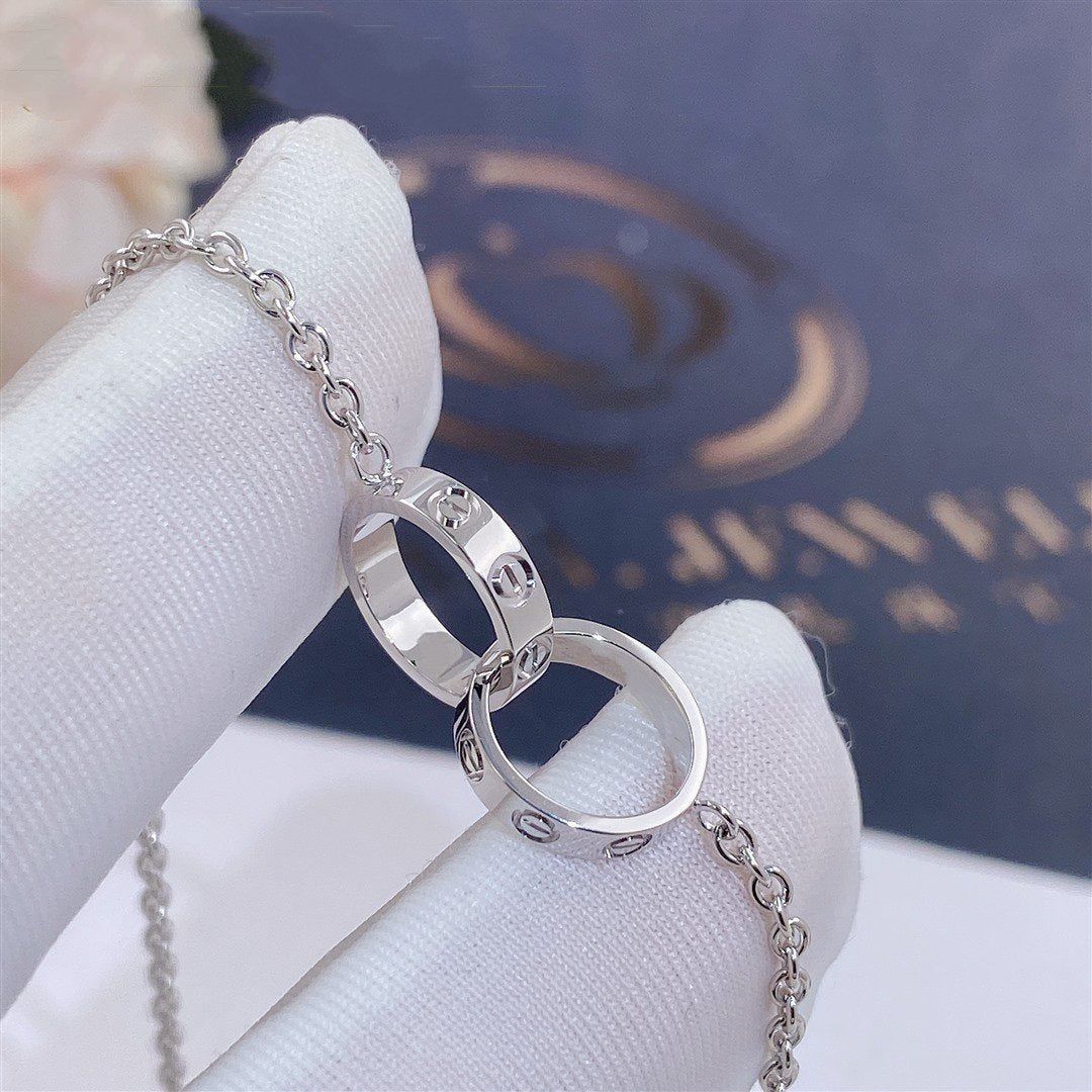 [CharmAmor]LOVE BRACELET DOUBLE RING