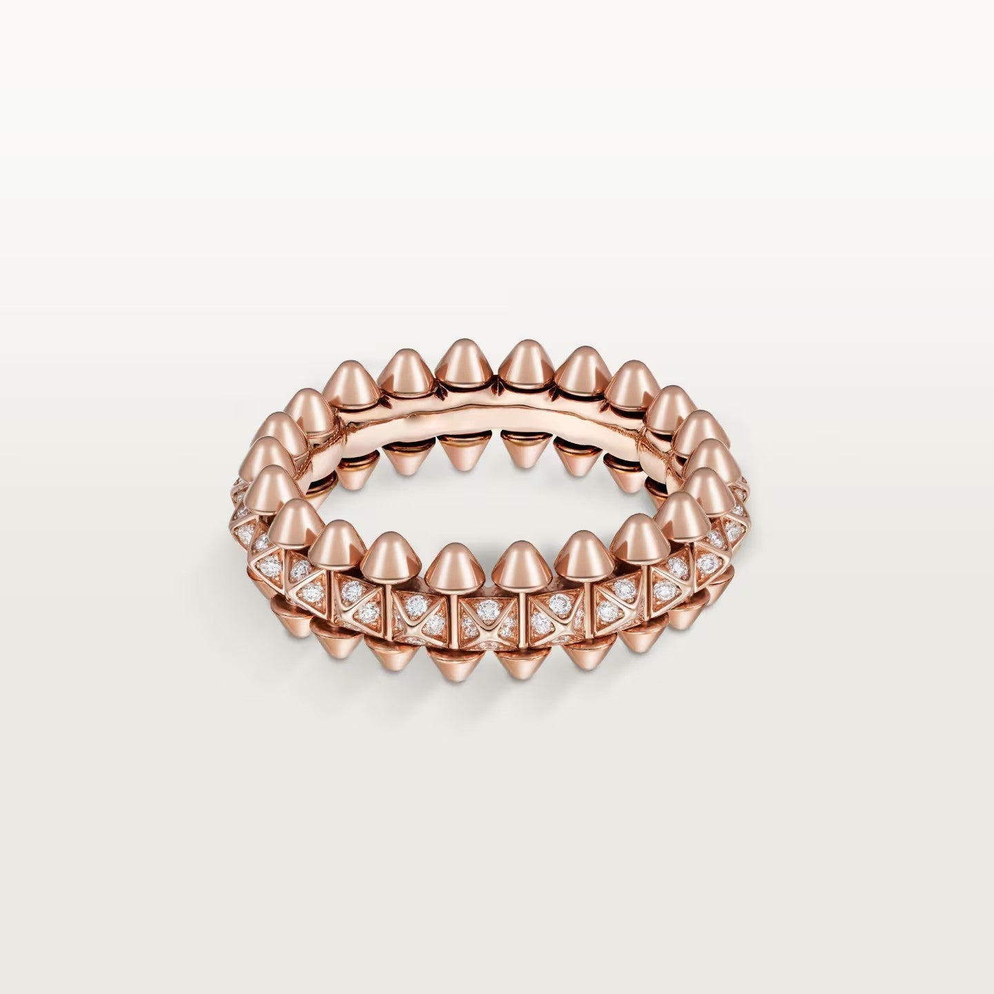 [CharmAmor]CLASH 6.4MM SMALL FULL DIAMOND RING