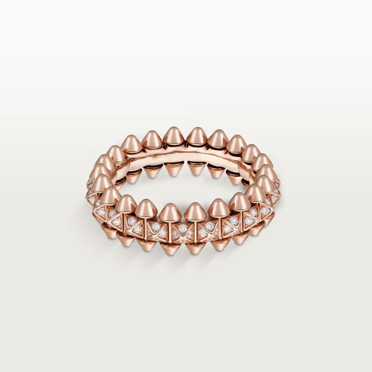 [CharmAmor]CLASH 6.4MM SMALL FULL DIAMOND RING