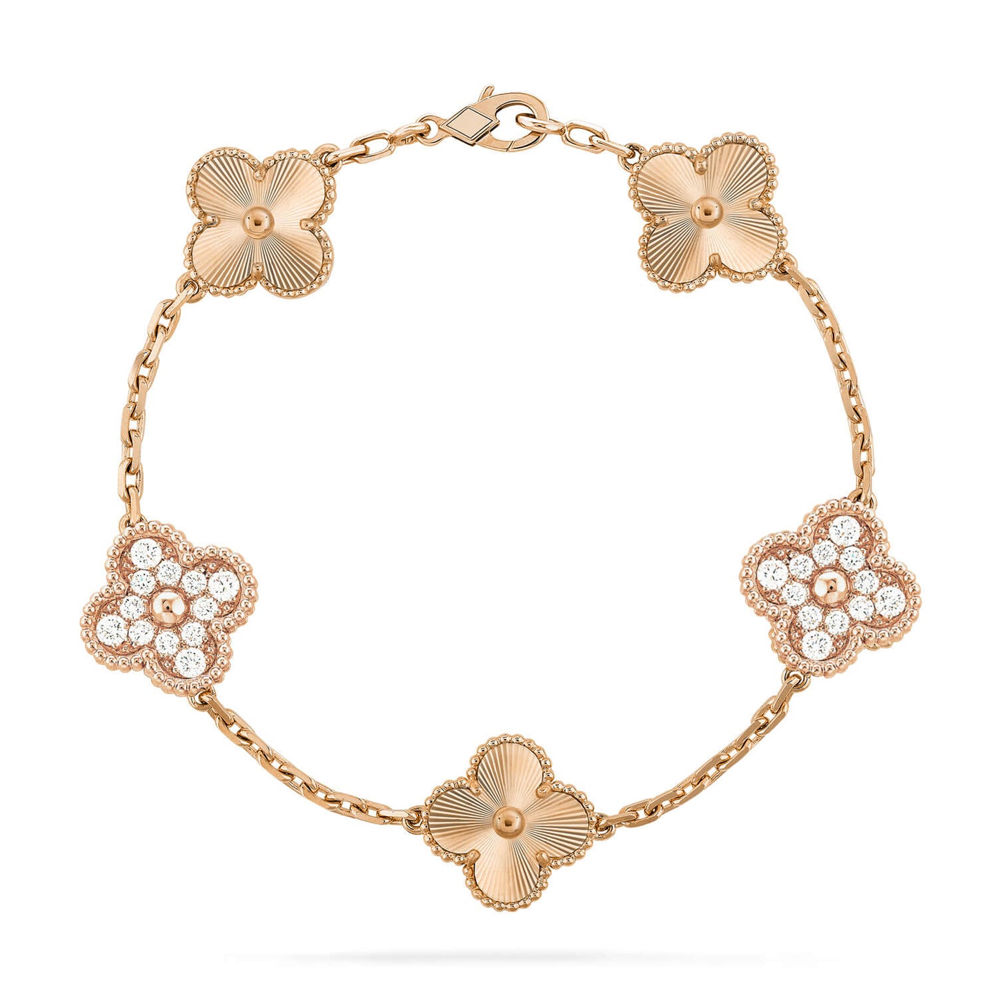 [CharmAmor] CLOVER 5 MOTIF LASER BRACELET COLLECTION